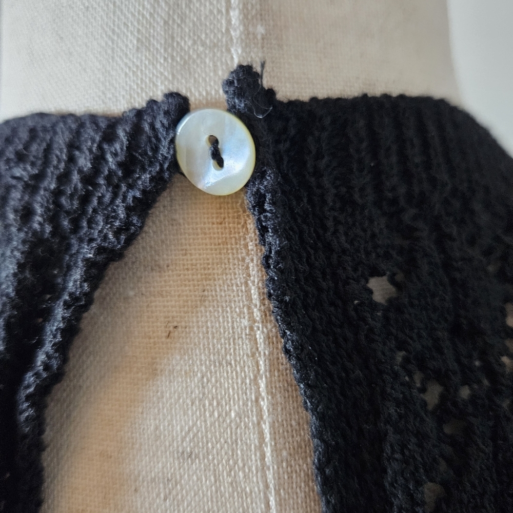 Zara Crochet Vest Top Sleeveless High Neck Croppe… - image 6